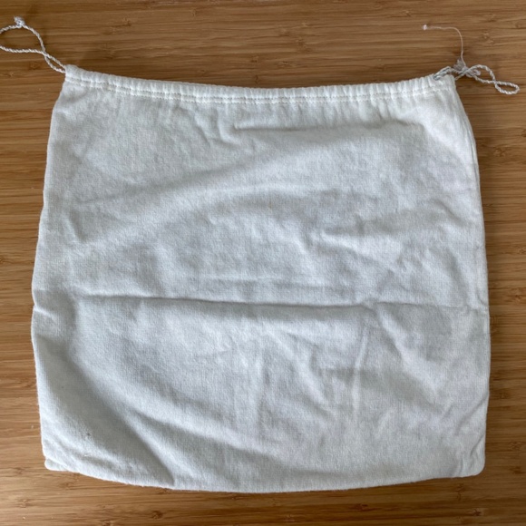 Vintage Courrages Paris cotton drawstring dust bag - Picture 2 of 5
